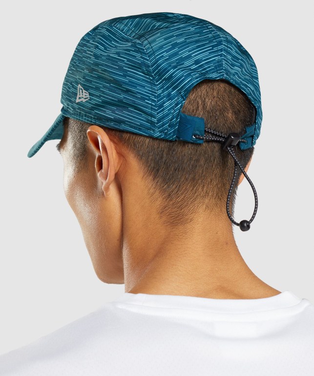 Turquoise Gymshark New Era GS Tech Cap Men's Headwear | US-42GHJKS