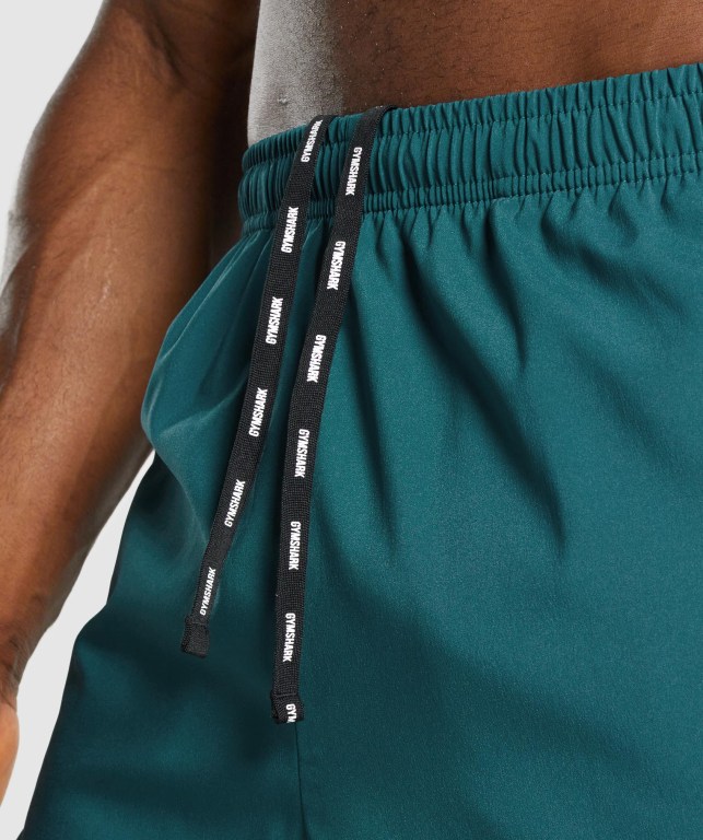 Turquoise Gymshark Sport Men's Shorts | US-82UCLMZ