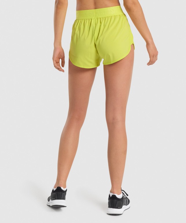 Yellow Gymshark Training Loose Fit Women's Shorts | US-03AJXOW