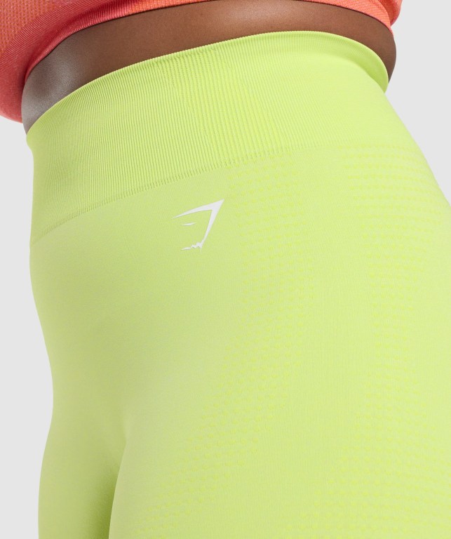 Yellow Gymshark Vital Seamless 2.0 Women's Shorts | US-50BWOUK