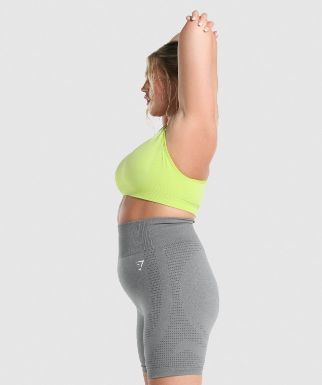 Yellow Gymshark Vital Seamless 2.0 Women's Sports Bra | US-92RSJXH